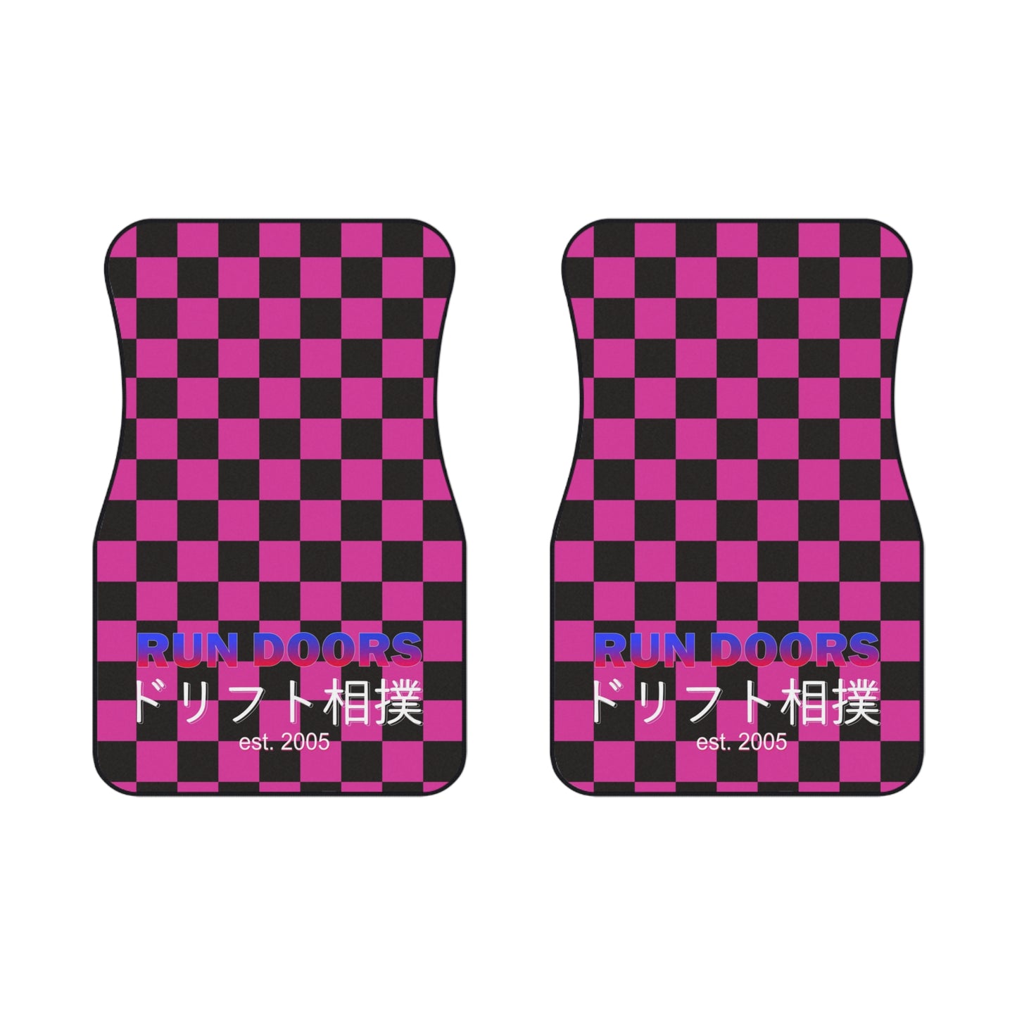 Floor Mats: RUN DOORS PINK