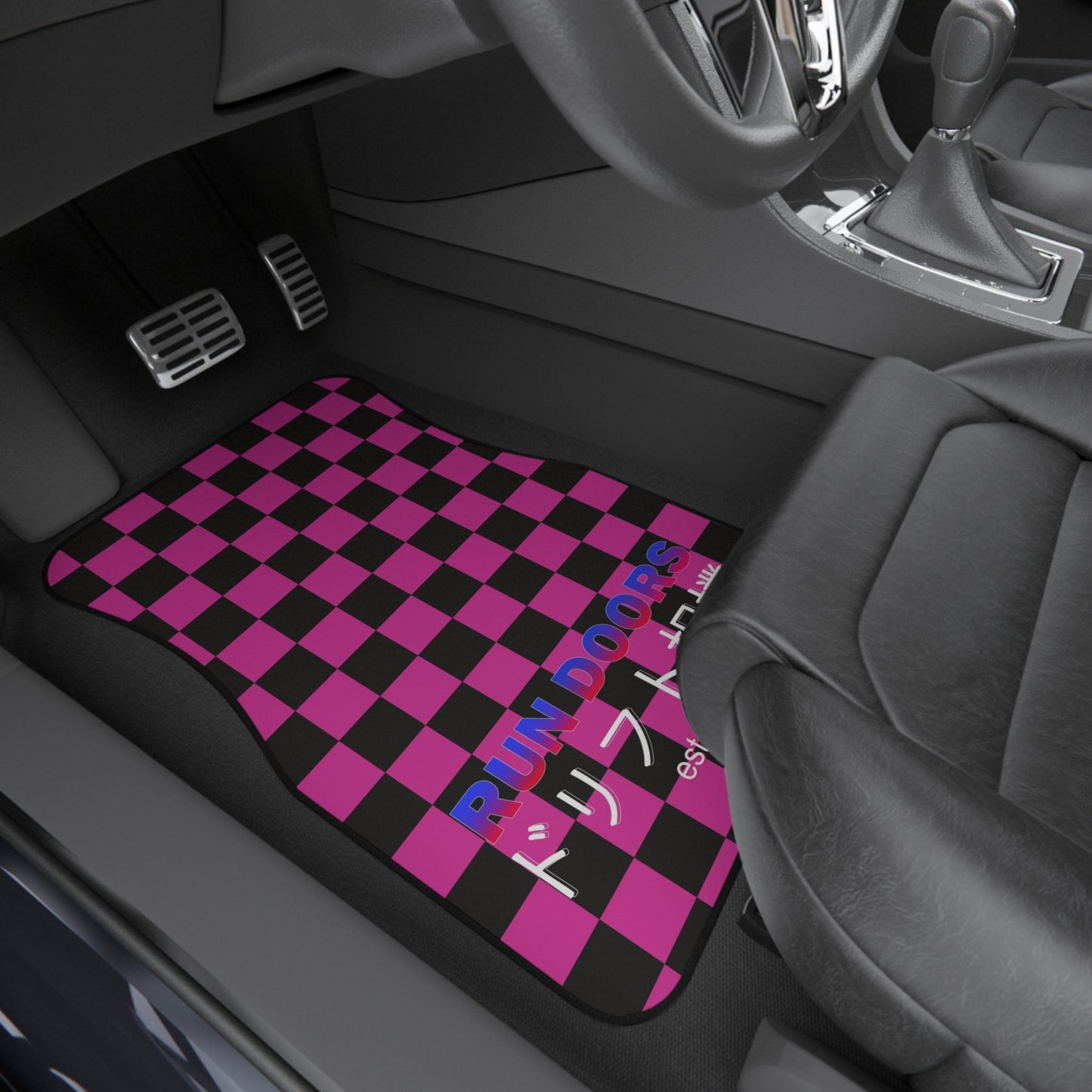 Floor Mats: RUN DOORS PINK