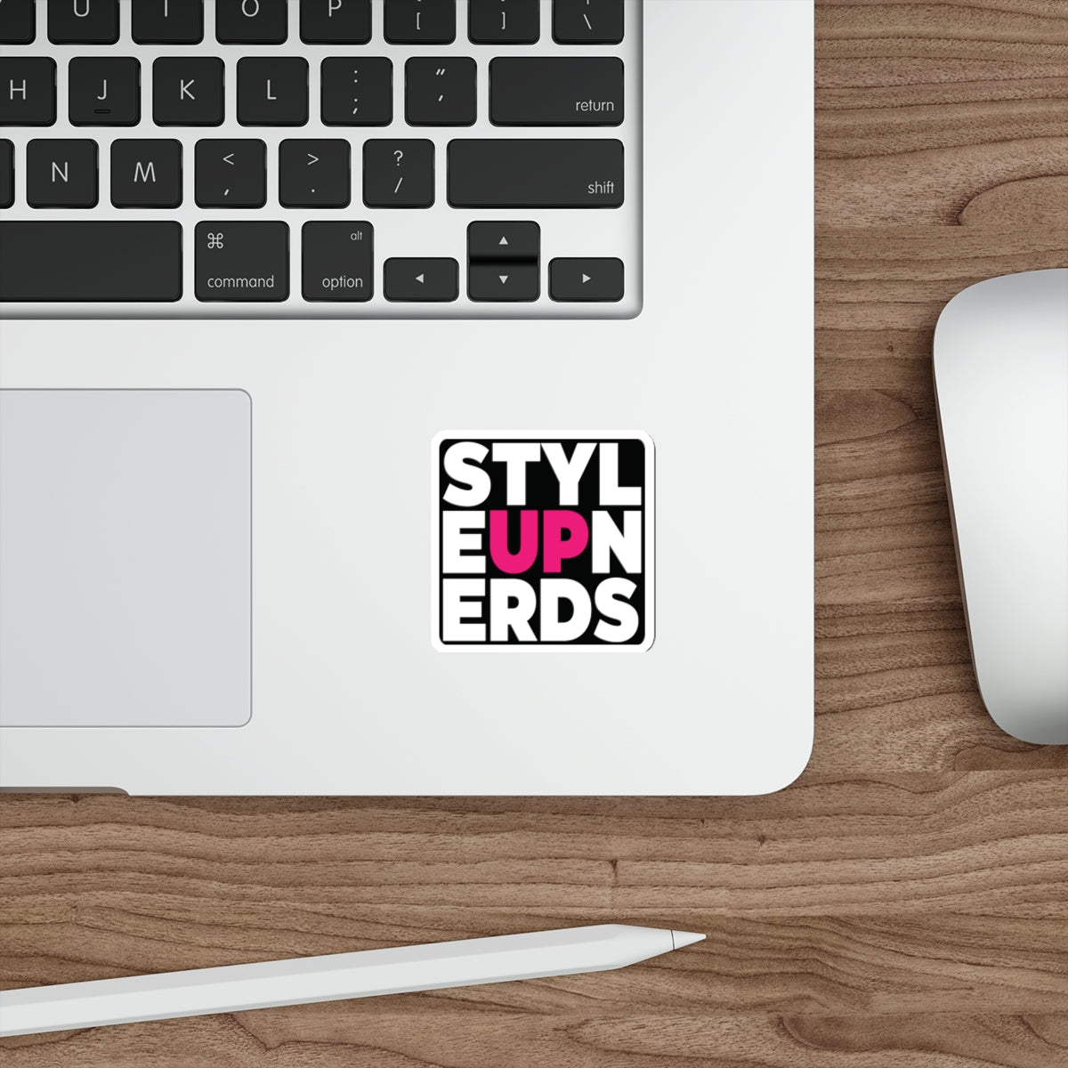 Decal: STYLE UP NERDS PINK