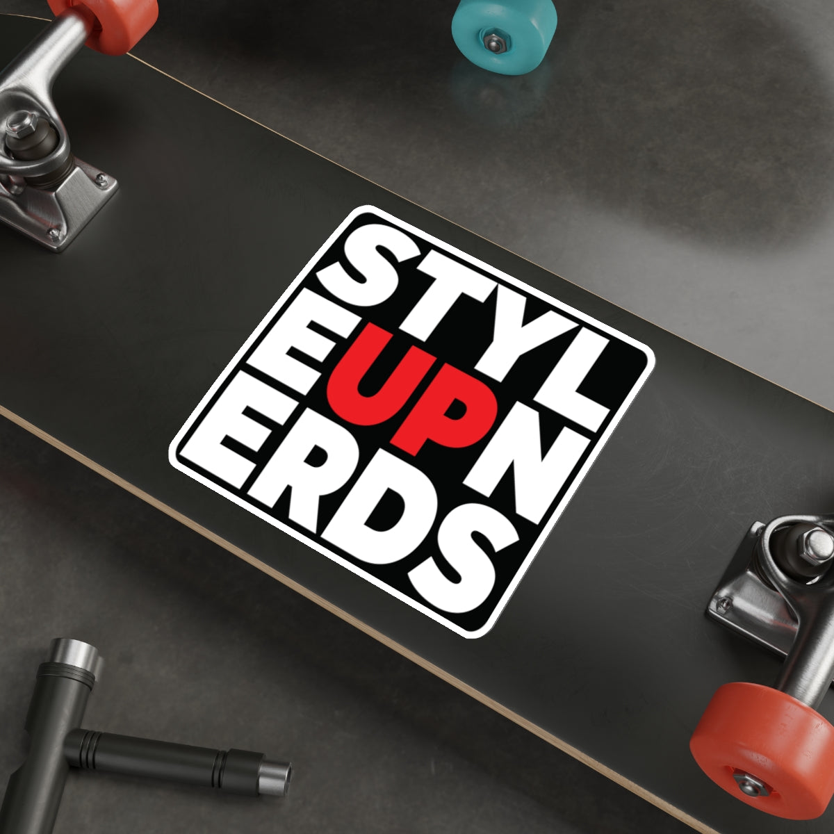 Decal: STYLE UP NERDS RED