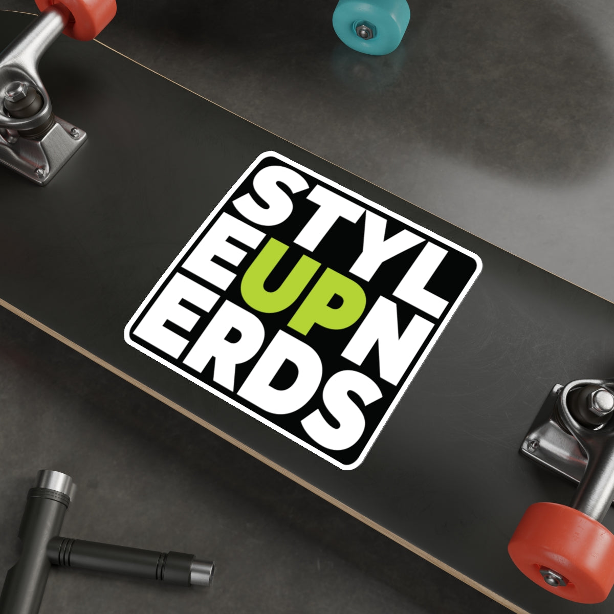 Decal: STYLE UP NERDS LEMON