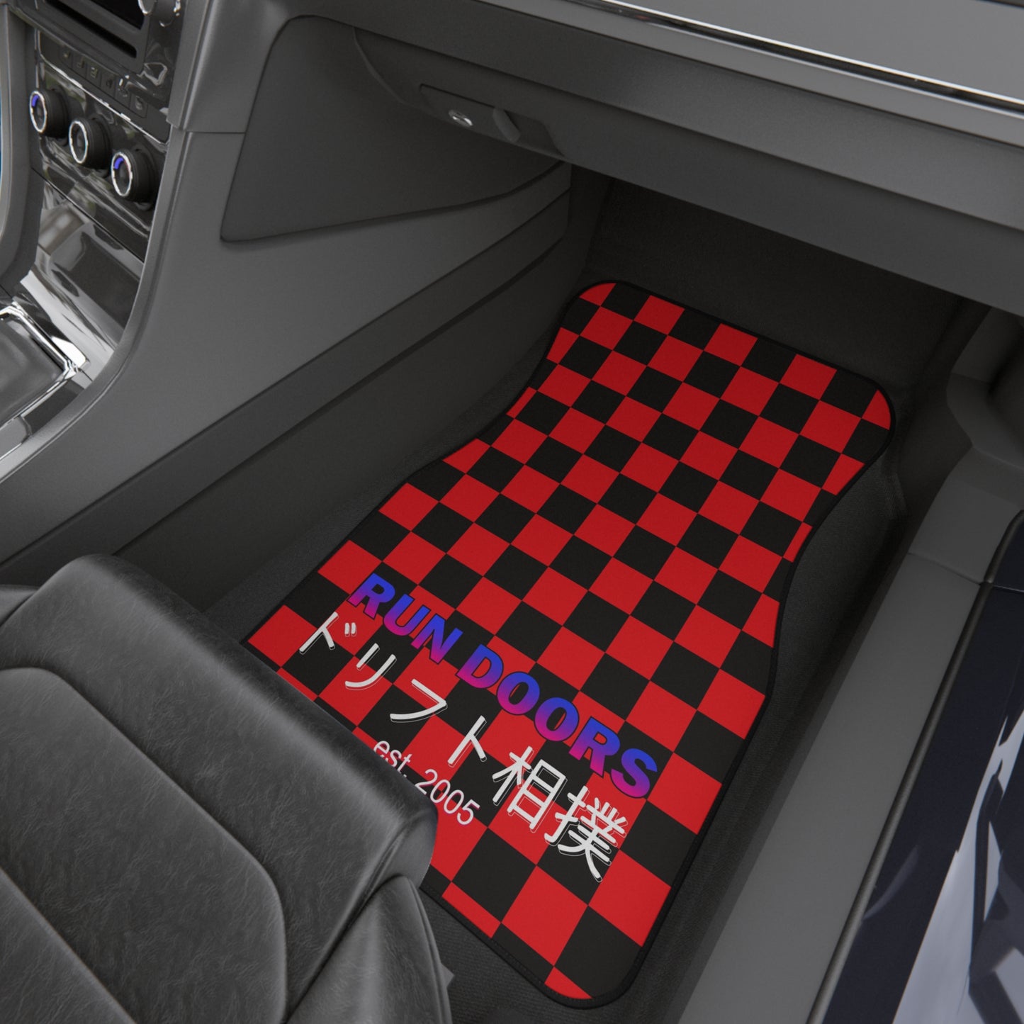 Floor Mats: RUN DOORS RED