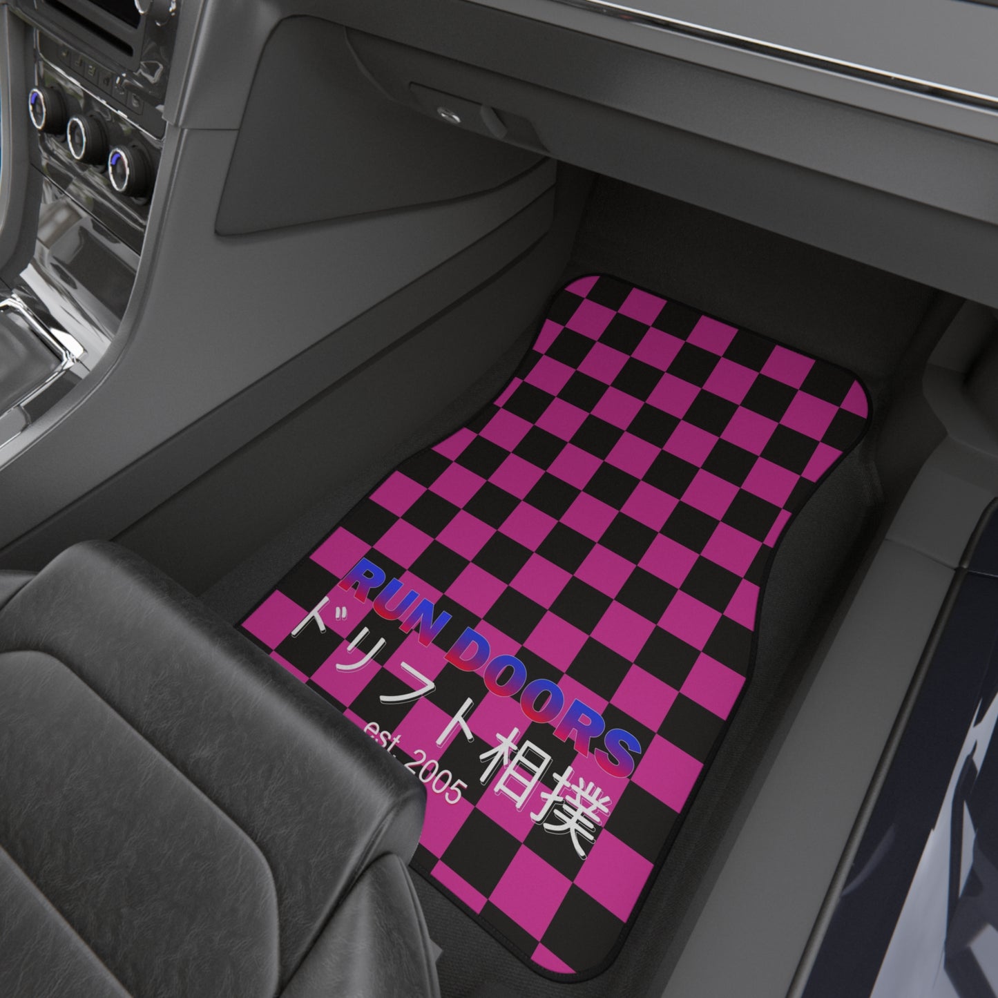 Floor Mats: RUN DOORS PINK