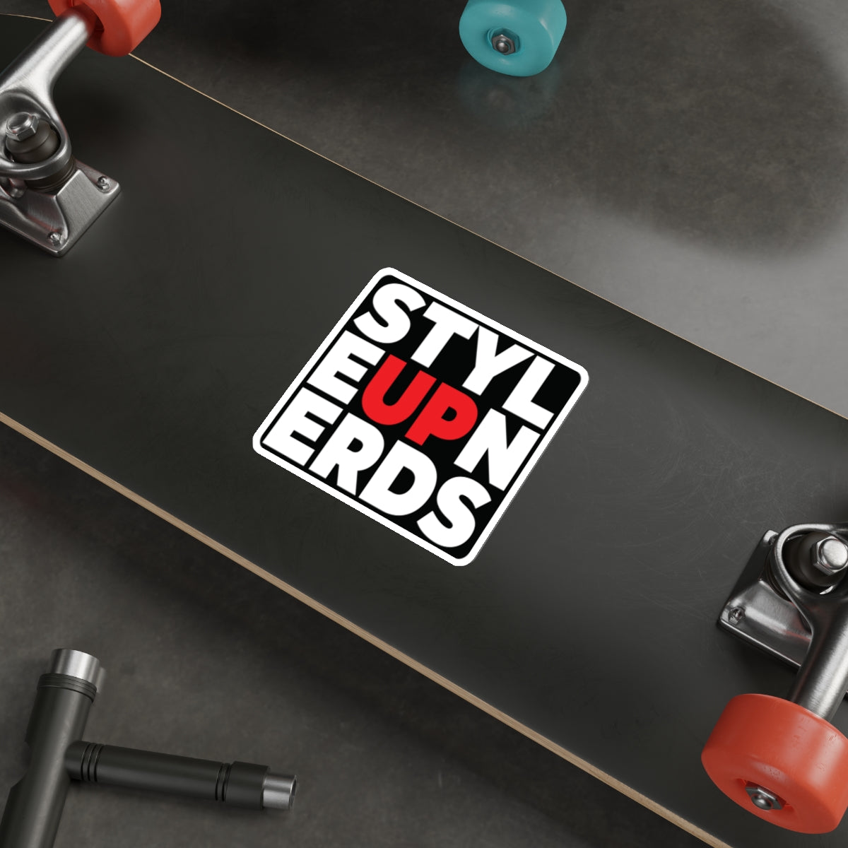 Decal: STYLE UP NERDS RED