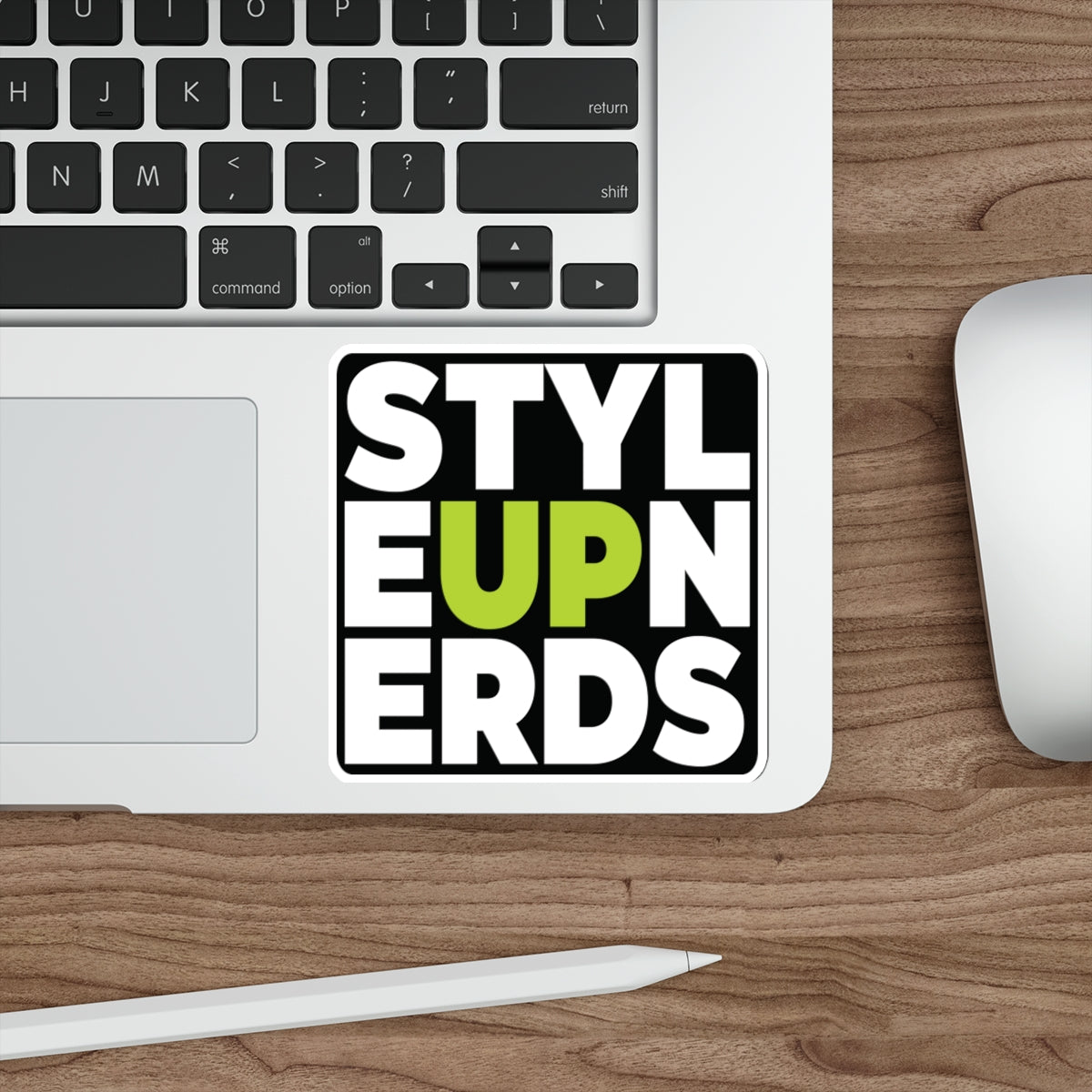 Decal: STYLE UP NERDS LEMON