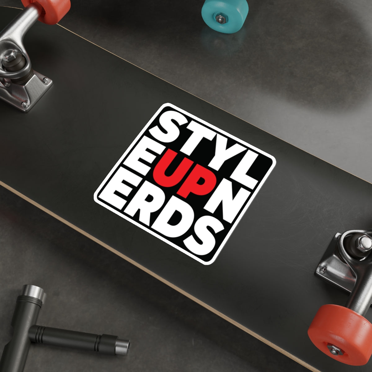 Decal: STYLE UP NERDS RED