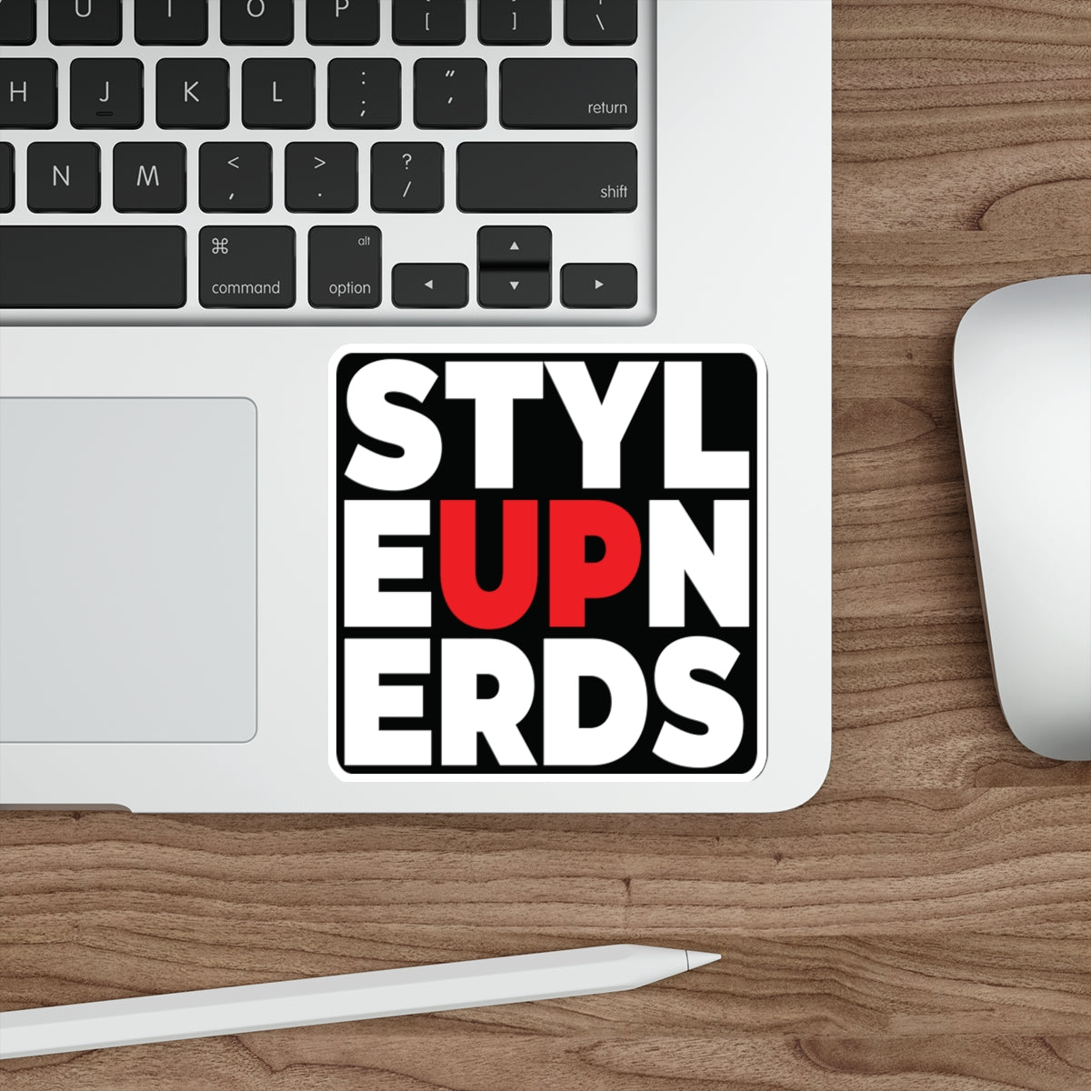 Decal: STYLE UP NERDS RED