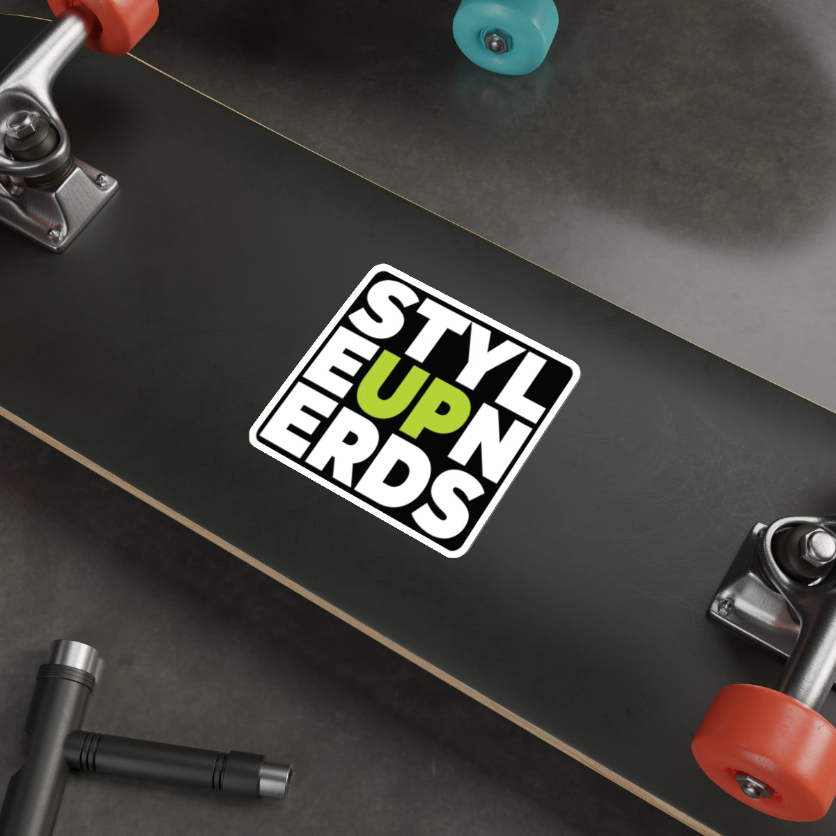 Decal: STYLE UP NERDS LEMON