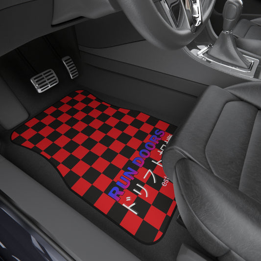 Floor Mats: RUN DOORS RED